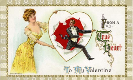 valentine's day postcard